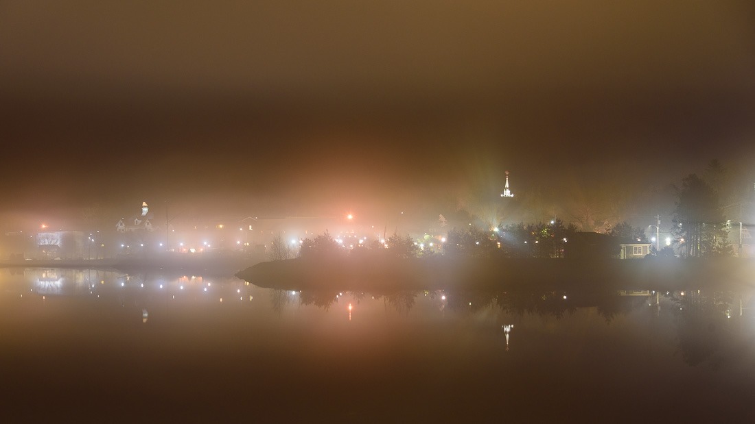 Foggy town