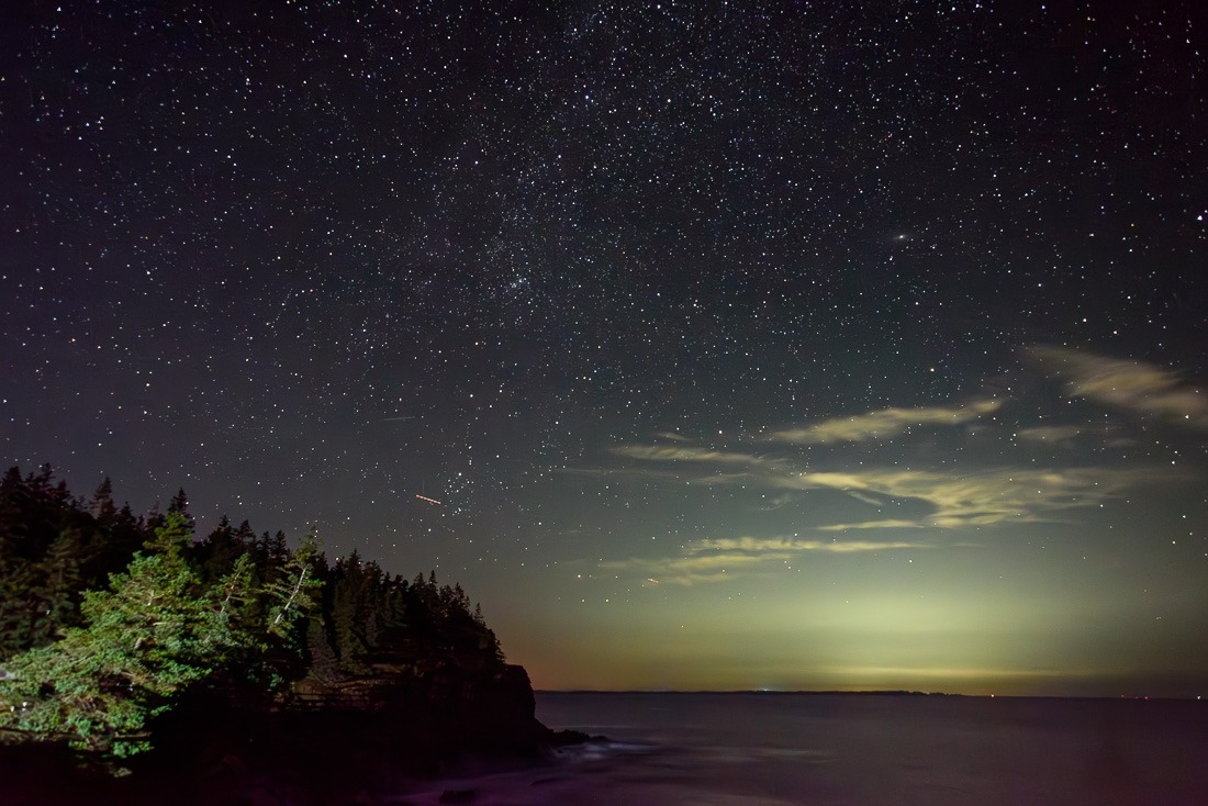 Milky Way and light from Halifax