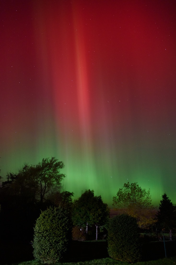 Red and green