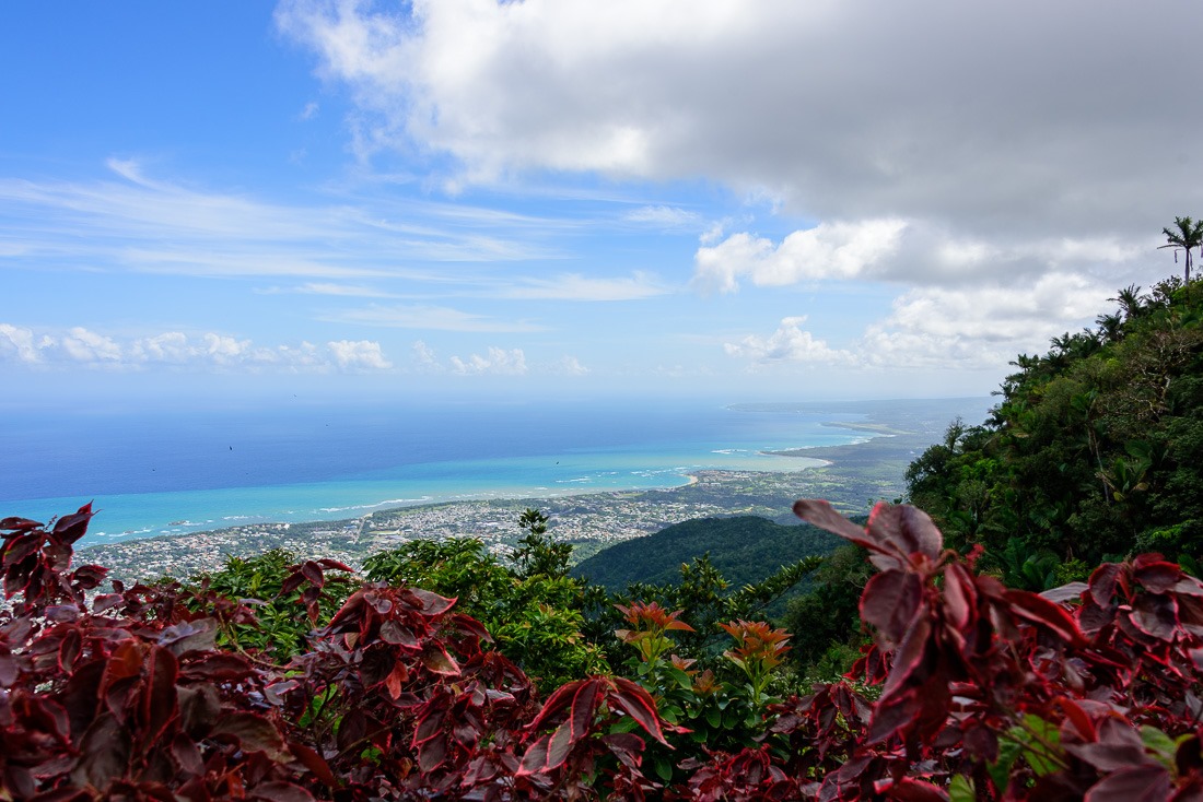 View over the Atlantic Ocean