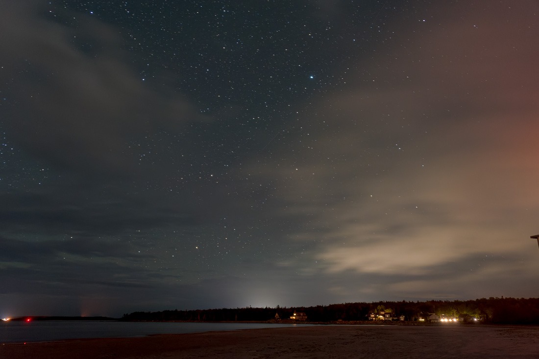 A night on the beach