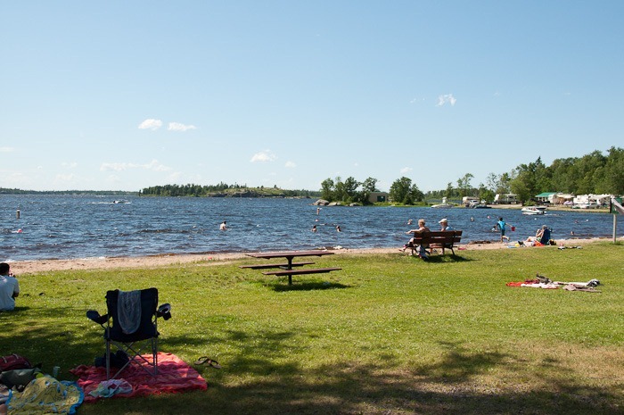 White lake beach