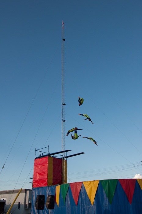 Synchronous dive, more or less