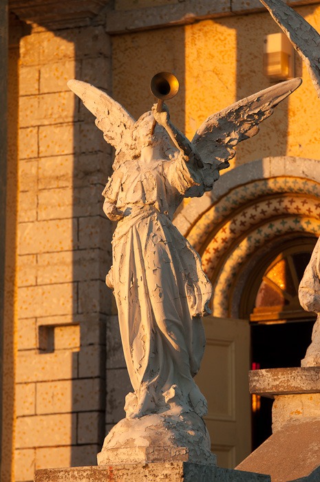 Angel and trumpet