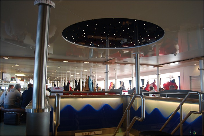 Interior of the “Oerd” ferry