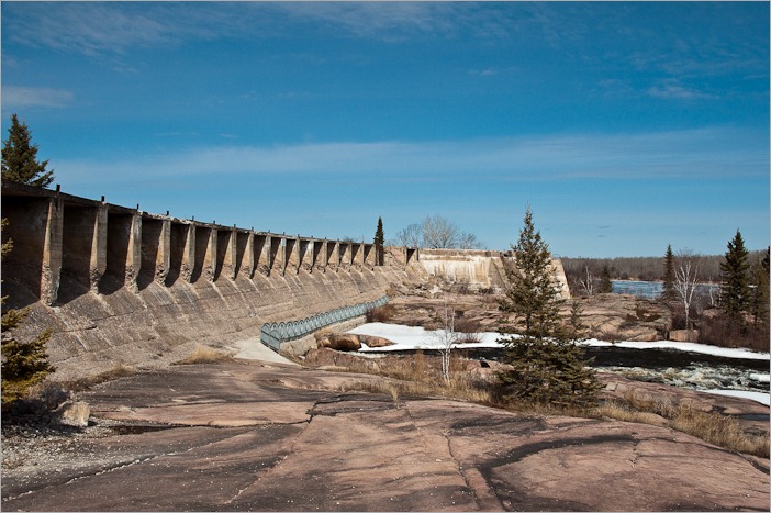 The spillway