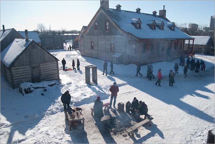 Fort Gibraltar during the Festival du Voyageur