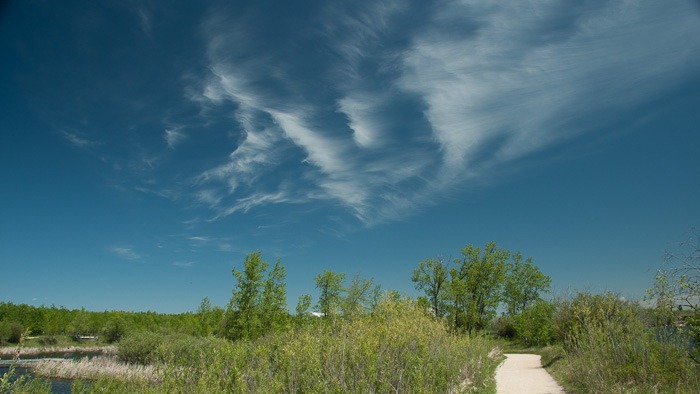 Windy sky