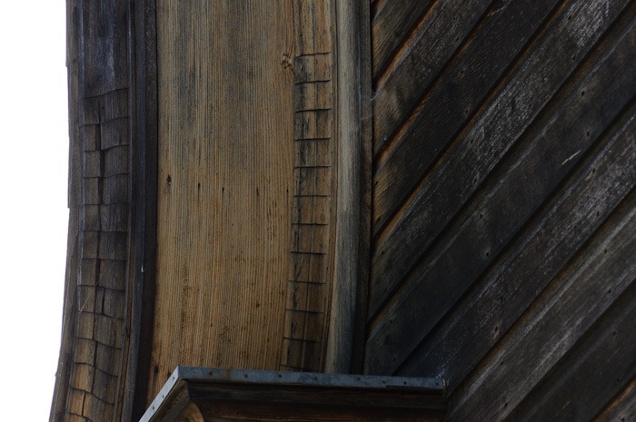 Details of workmanship on the Bohémier House